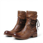 Ciss | Vintage Lace-Up Boots