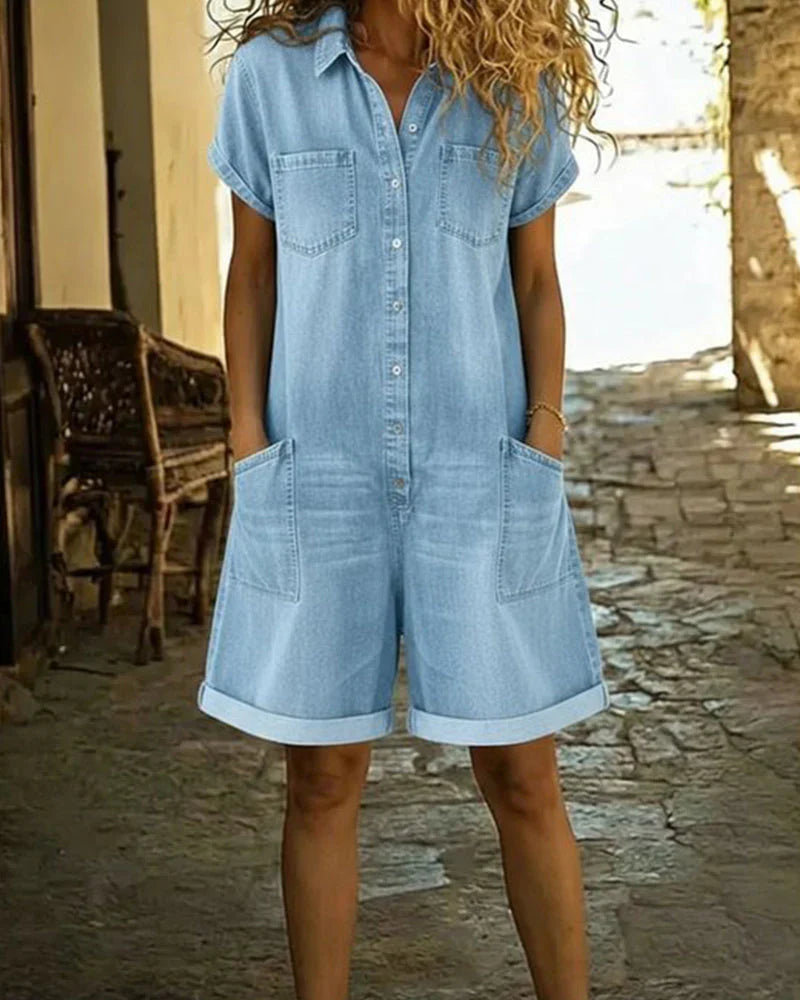 Leticia | Combishort en jean