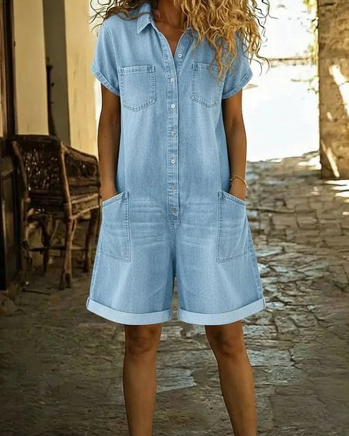 Leticia | Combishort en jean