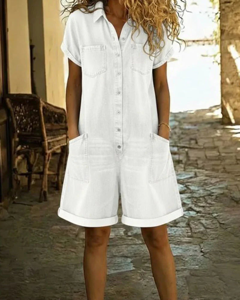 Leticia | Combishort en jean