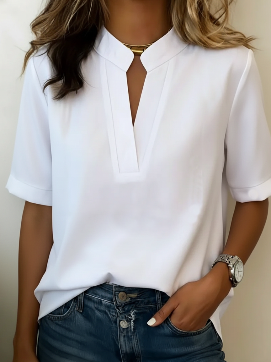 Valerisse | Elegant blouse with sophisticated collar