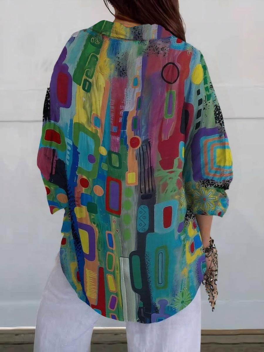 Freja | Abstract Blouse