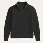 The Vicenza Men’s Soft Knit Cashmere Half Zip Sweater