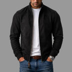 Thatcher | Suede Bomber Jacket