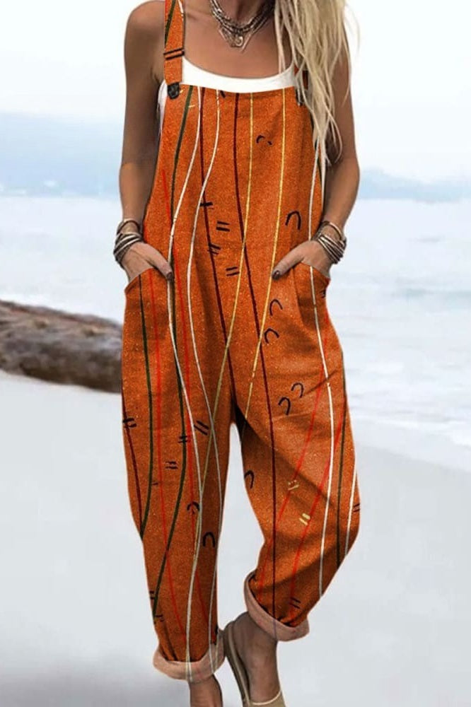 Coralie - Lightweight Printed Jumpsuit