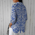 Frederike | Blue Garden Blouse