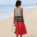 Jane | Robe midi color block