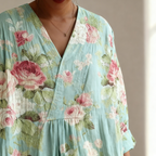 Ashlee | Robe à imprimé roses fleuries