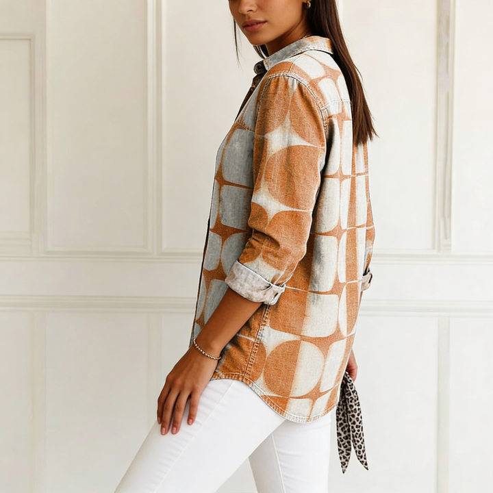 Asta | Blouse Géométrique Terrestre
