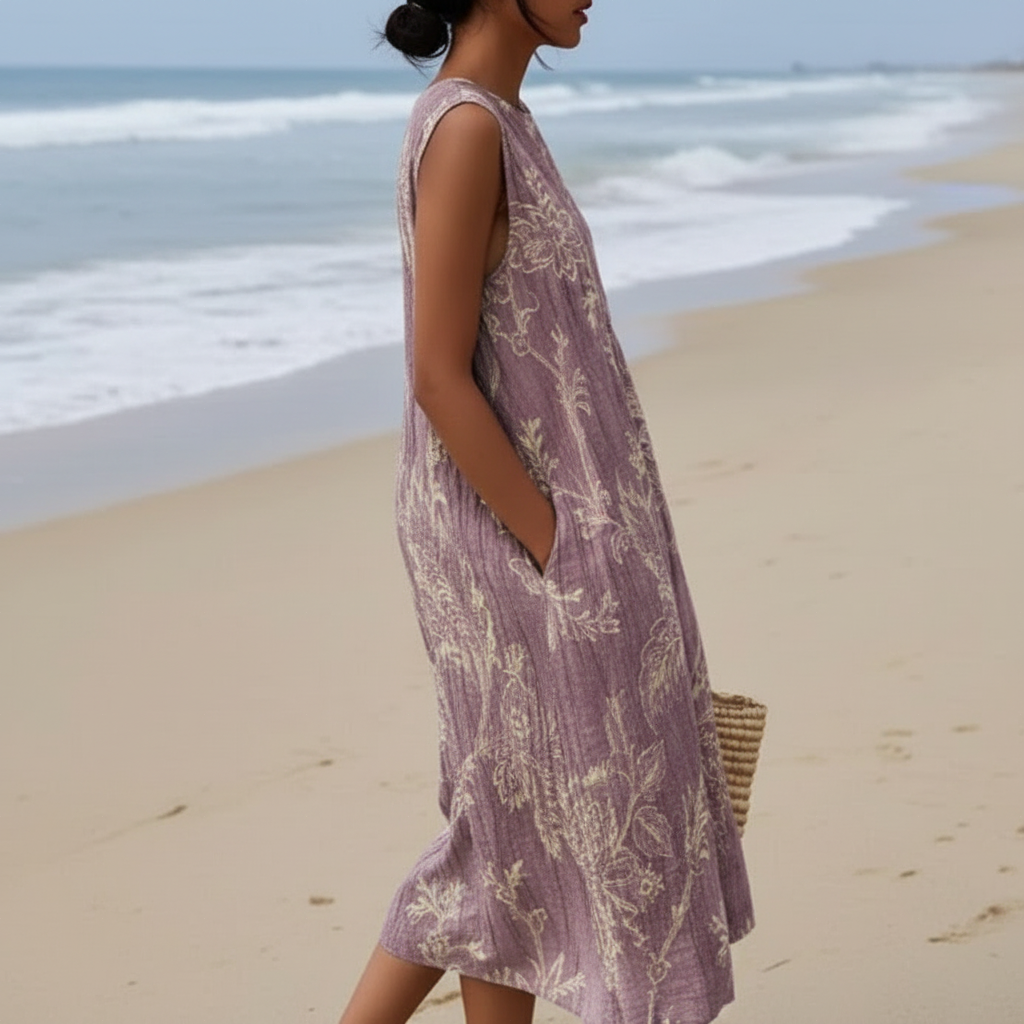 Ruby | Robe midi fleurie