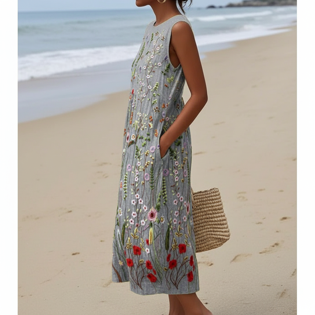 Klara | Robe midi Wildflower
