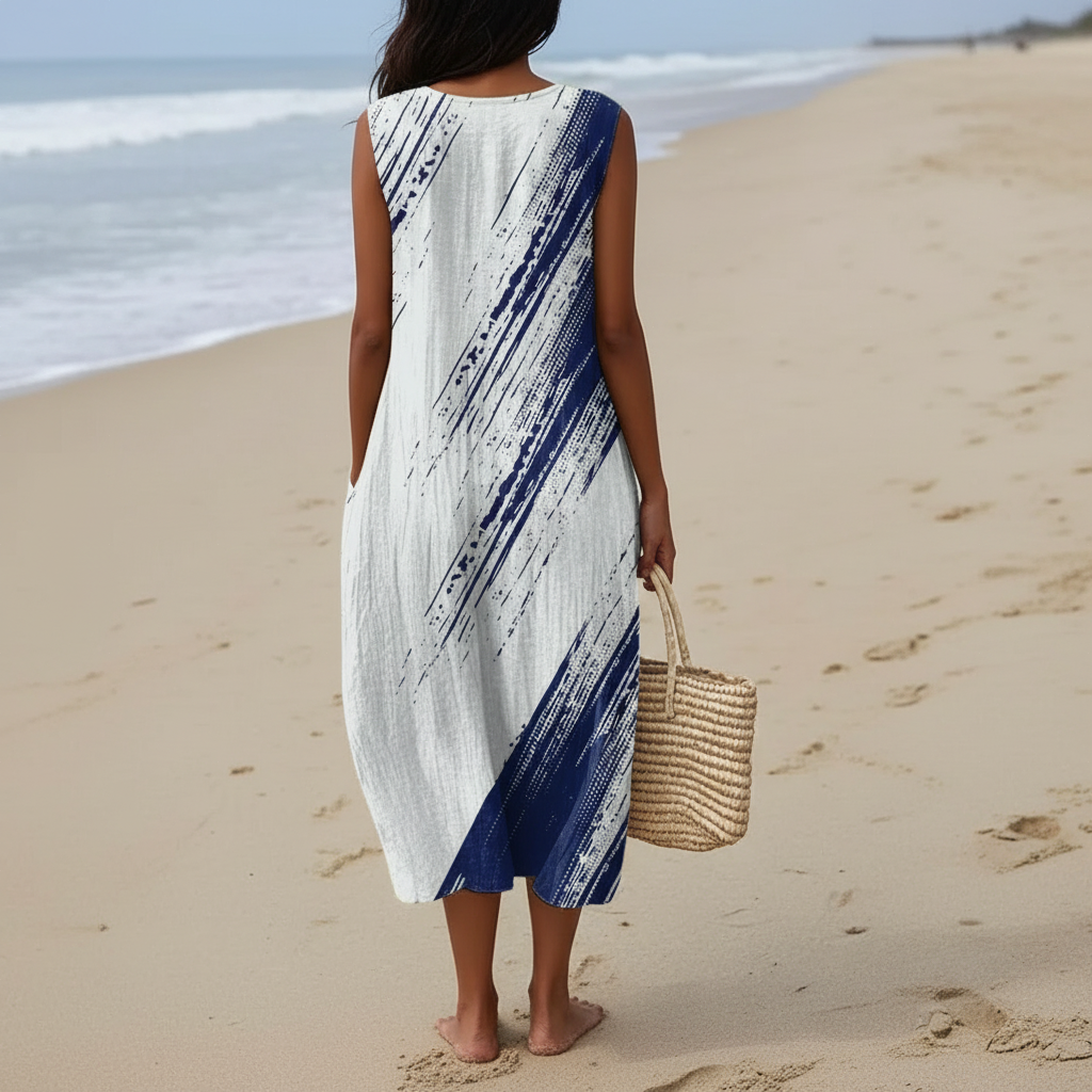 Faith | Robe midi coup de pinceau