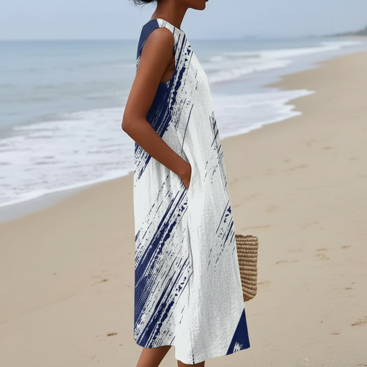 Faith | Robe midi coup de pinceau