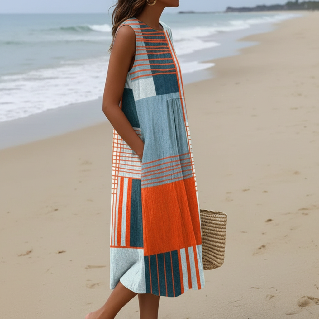 Kimber | Robe Midi Géométrique
