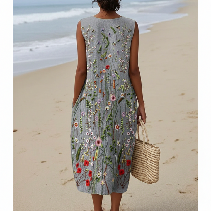 Klara | Robe midi Wildflower