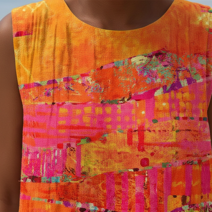 Faye | Robe midi Sunset