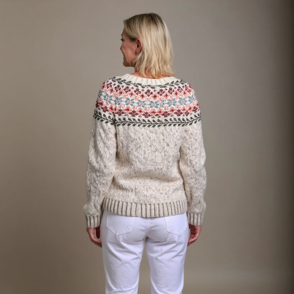 Madelyne | Floral Vine Shoulder Cardigan