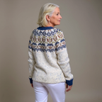 Hailey | Fair Isle Yoke Cardigan