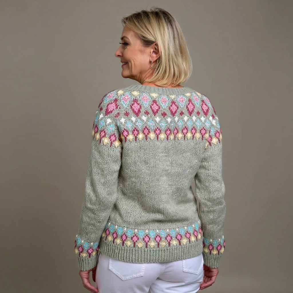 Macy | Pastel Mosaic Cardigan