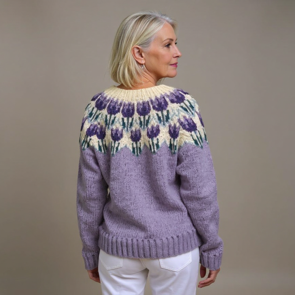 Jolene | Lavender Tulip Cardigan