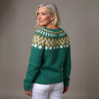 Natalia | Emerald Sunburst Cardigan