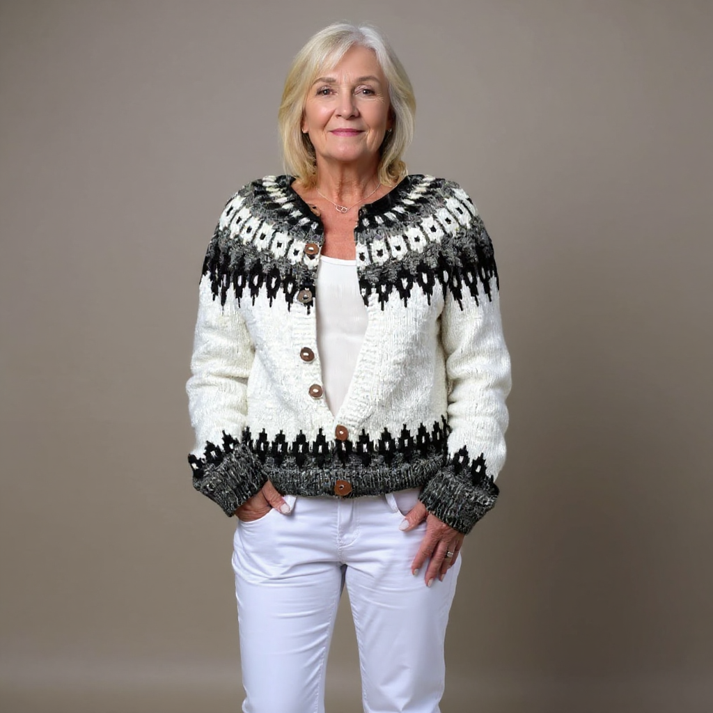 Skylar | Inkblot Diamond Cardigan