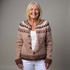 Peyton | Chevron Trim Ribbed Sweater