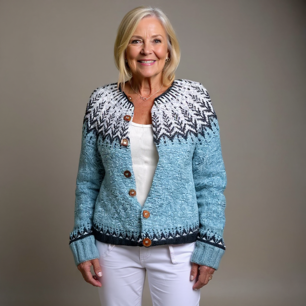 Merritt | Vintage Islandzki Sweter z Wełny
