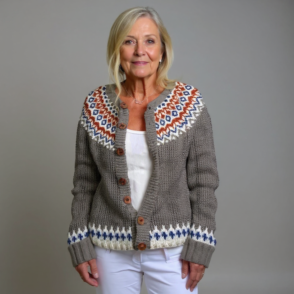 Gabriella | Aztec Zigzag Cardigan