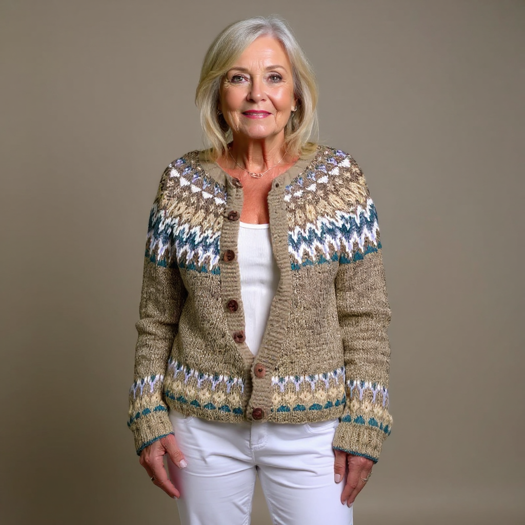 kenzie | Woven Stripe Tapestry Cardigan