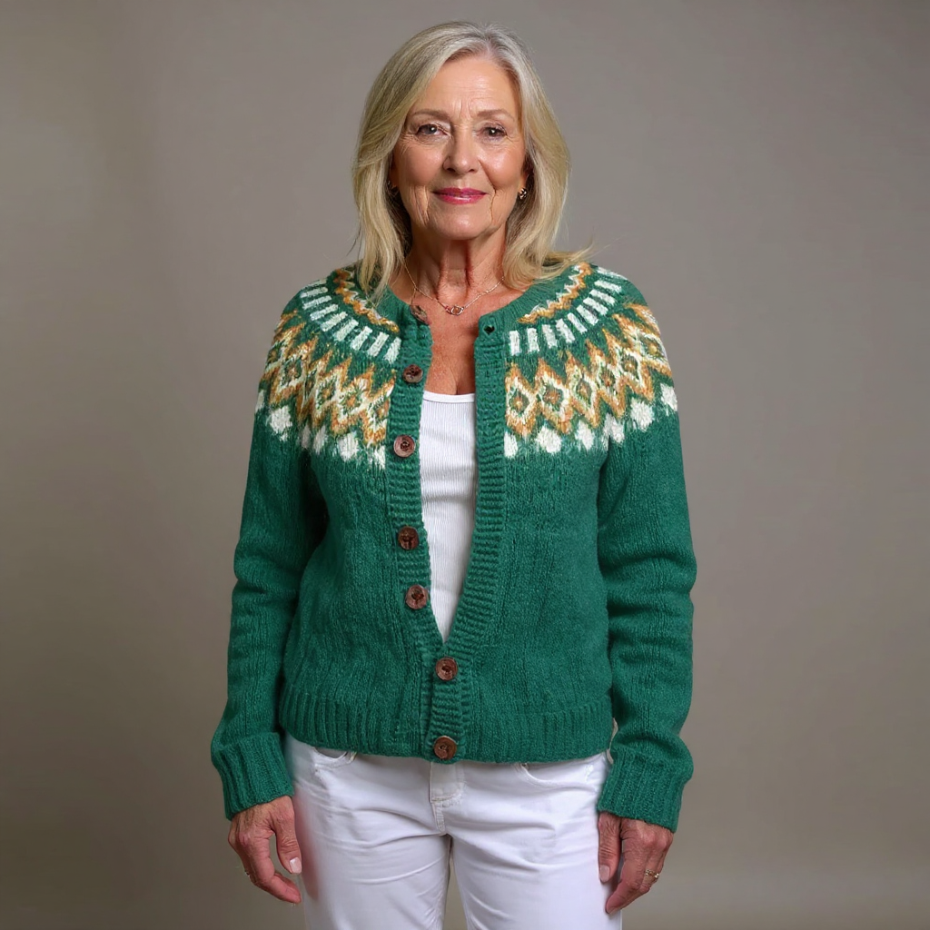 Natalia | Emerald Sunburst Cardigan