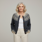 Hadley | Snowflake Contrast Sweater