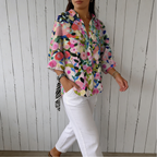 Frida | Multicolored Floral Blouse