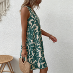 Tasha | Robe évasée et fleurie