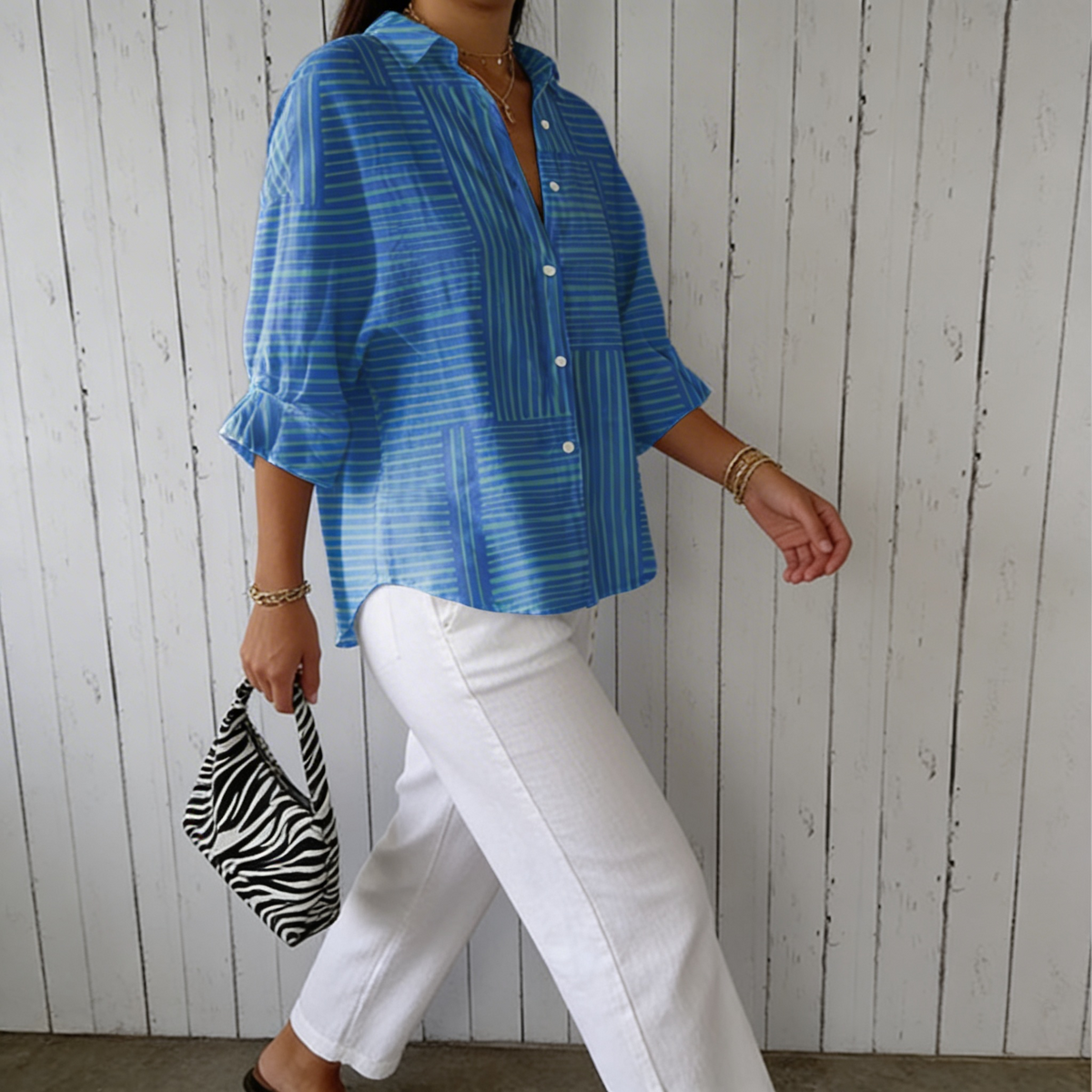 Grethe | Ocean Blouse