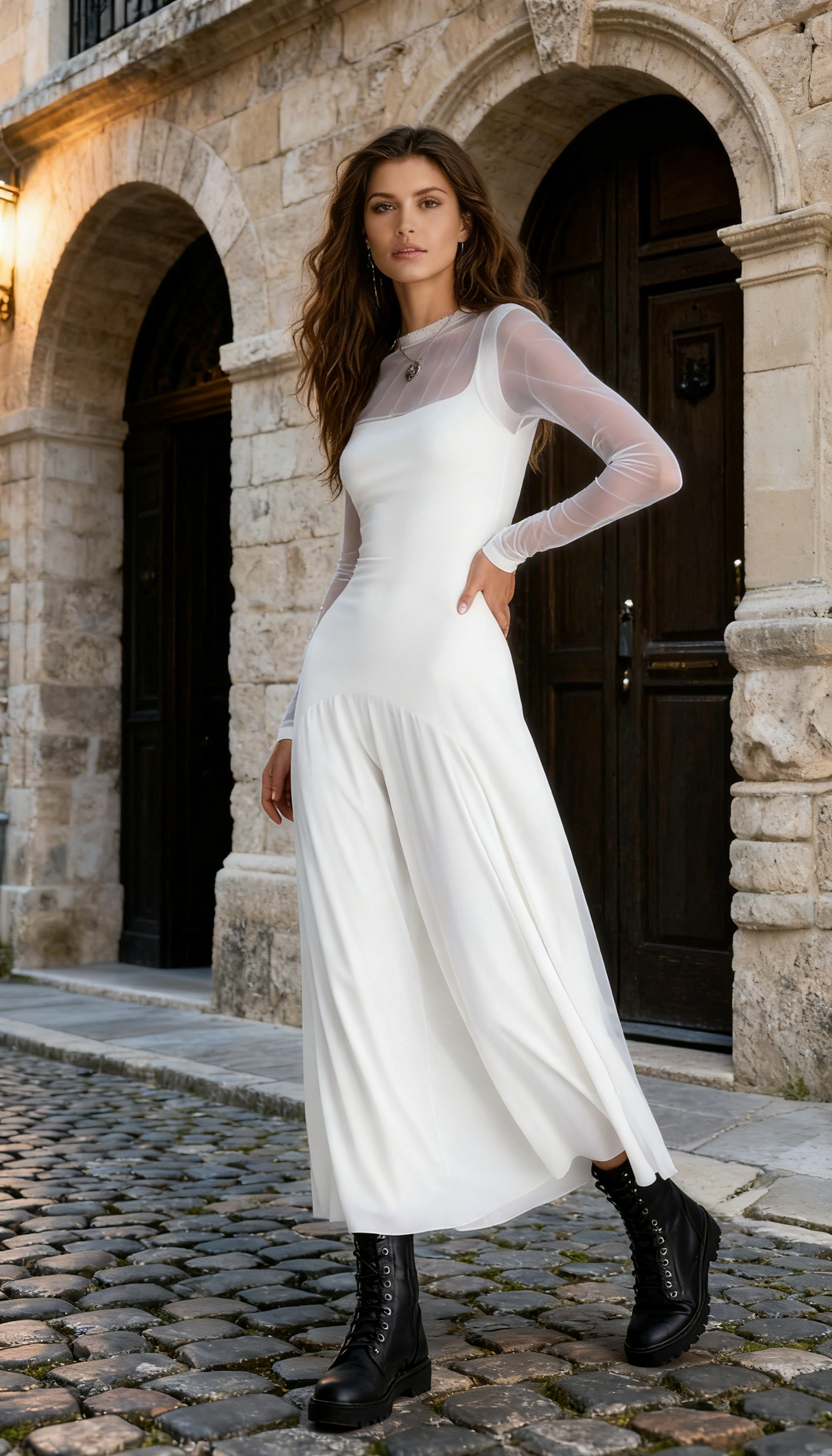 Leonor | Robe longue à la coupe élégante