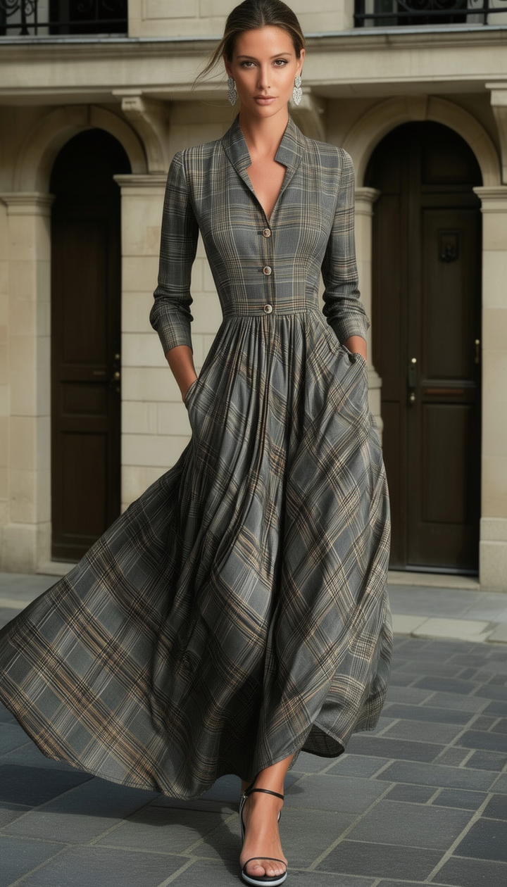 Eva | Robe longue contemporaine