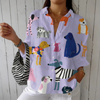 Florence | Playful Dogs Blouse
