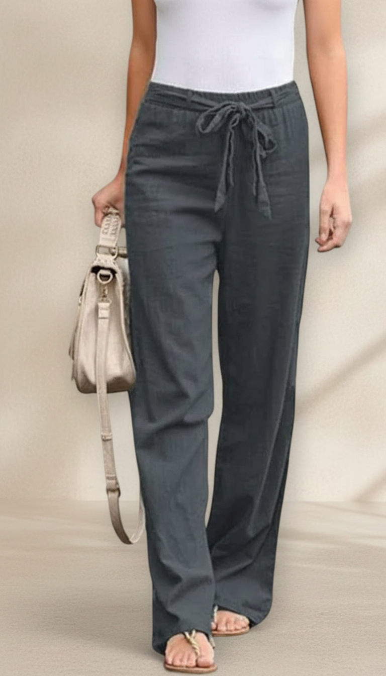 Lorena - Pantalon léger en lin