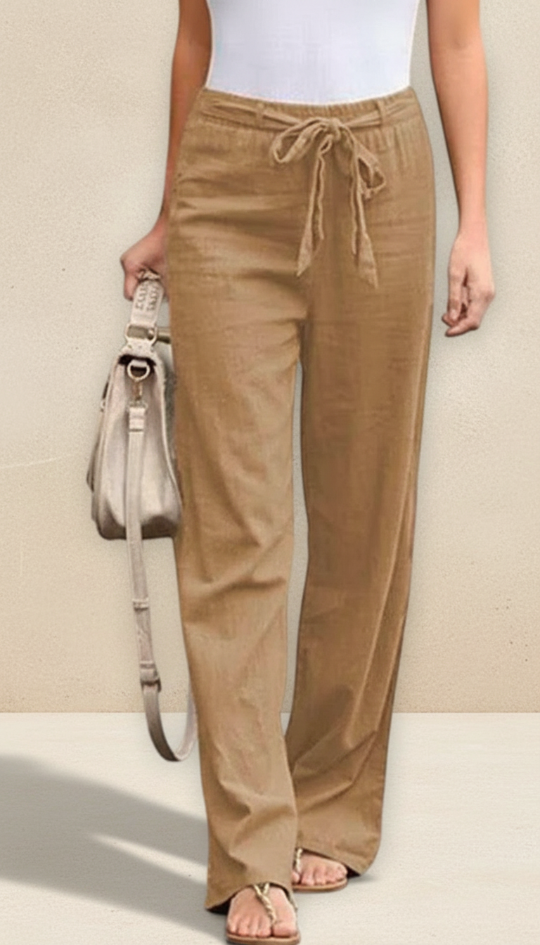 Lorena - Pantalon léger en lin