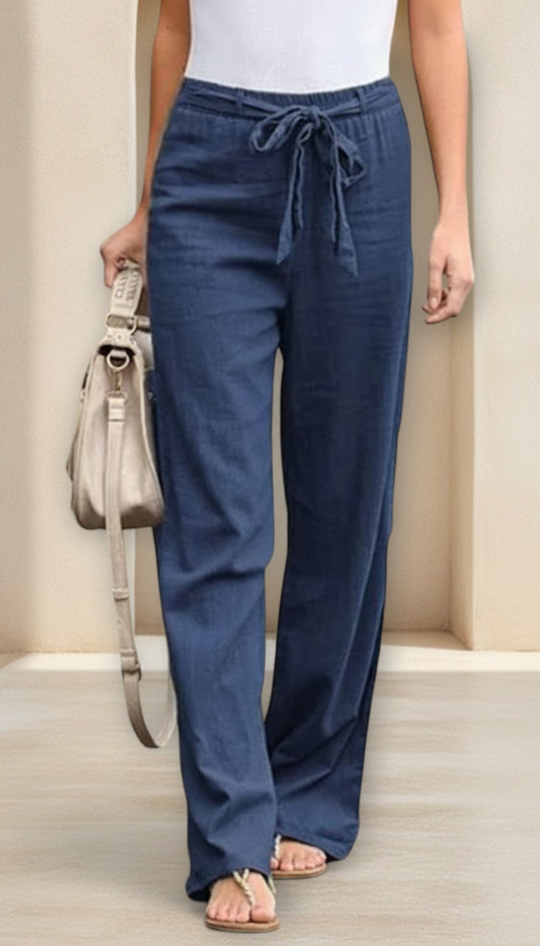 Lorena - Pantalon léger en lin