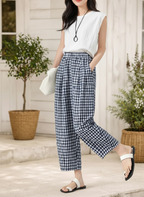 Auralis | Gingham Trousers