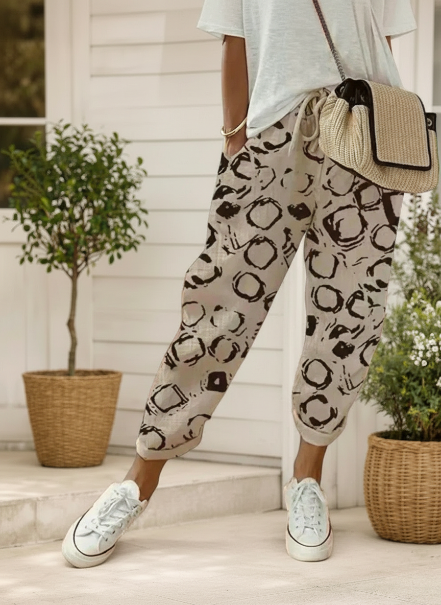 Braddon | Pantalon confortable en coton et lin