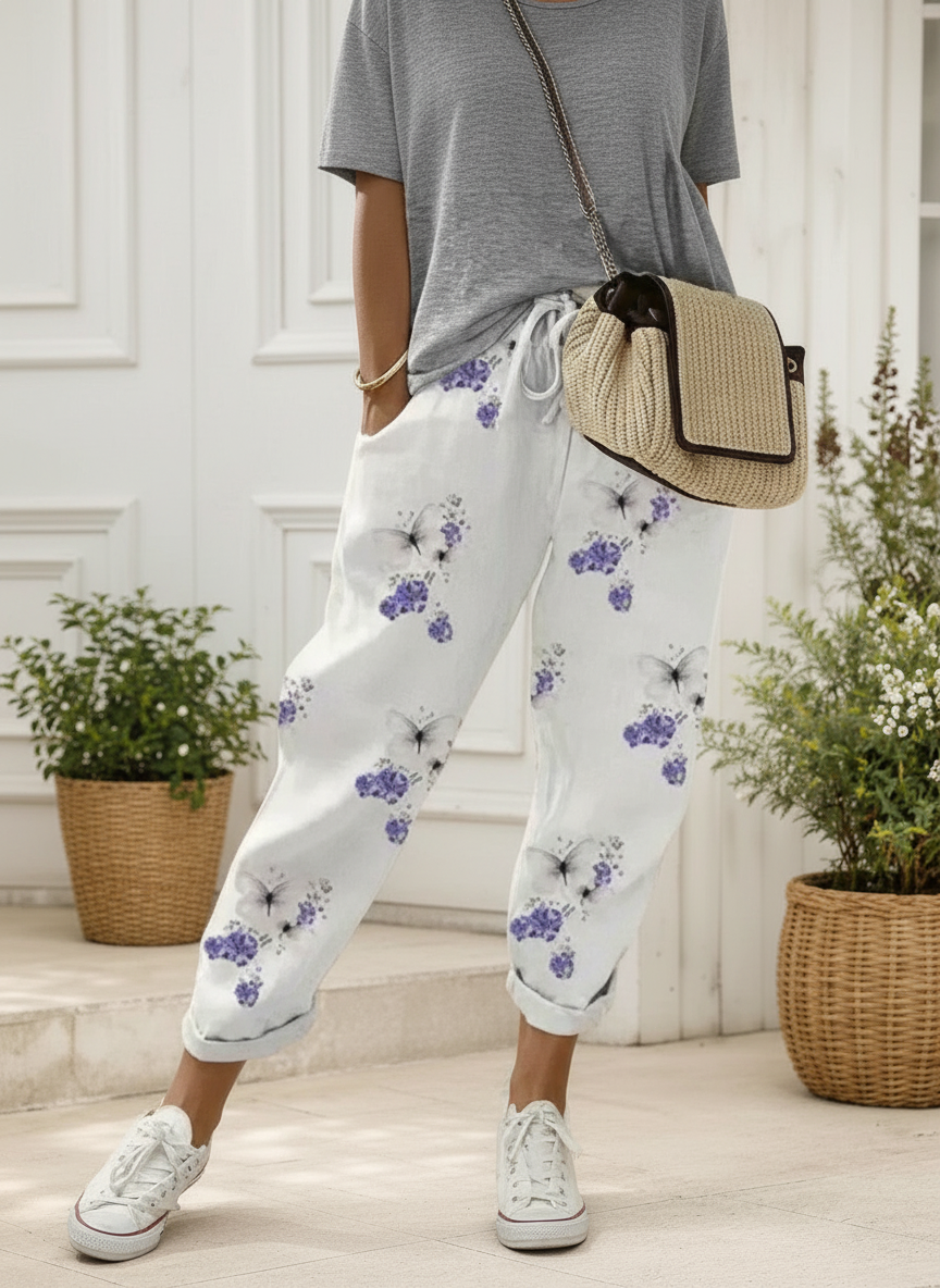 Braddon | Pantalon confortable en coton et lin