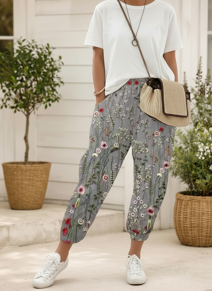 Braddon | Pantalon confortable en coton et lin