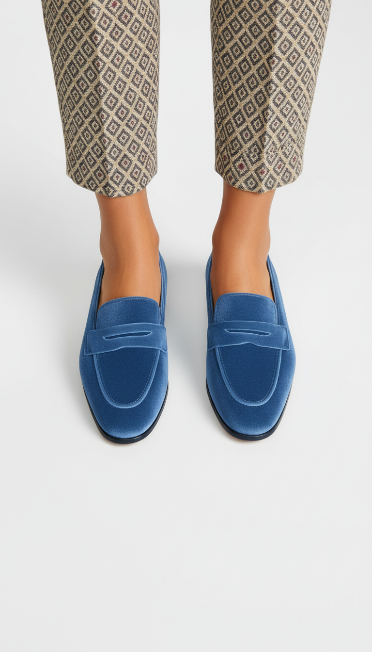 Belrose | Mocassins en velours doux