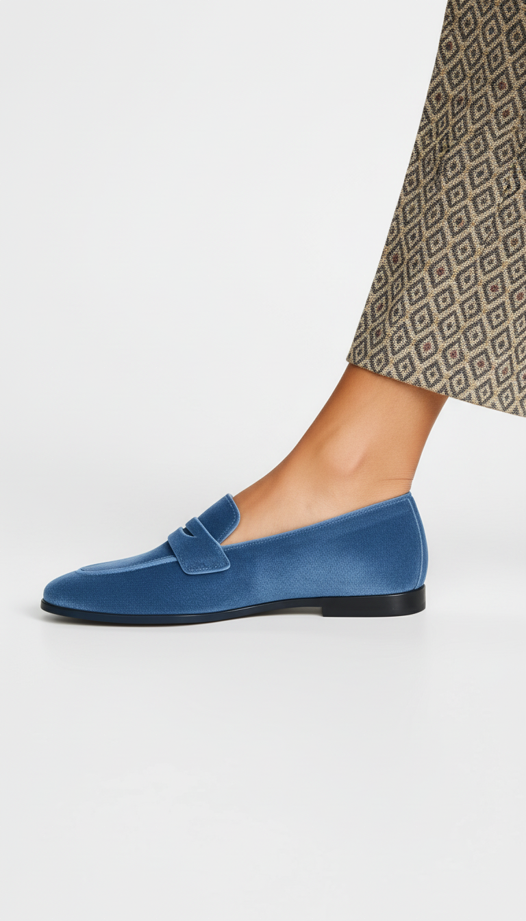 Belrose | Mocassins en velours doux