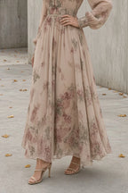 Amelie | Vintage Floral Maxi Dress