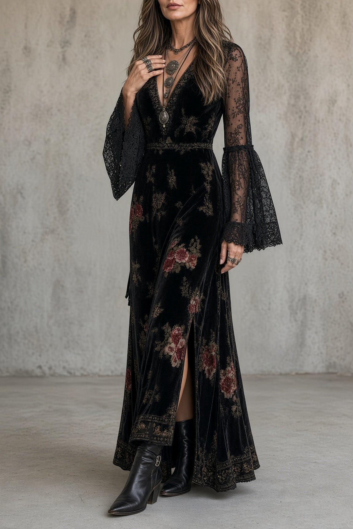 Natalina | Velvet Dress