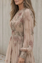 Amelie | Vintage Floral Maxi Dress